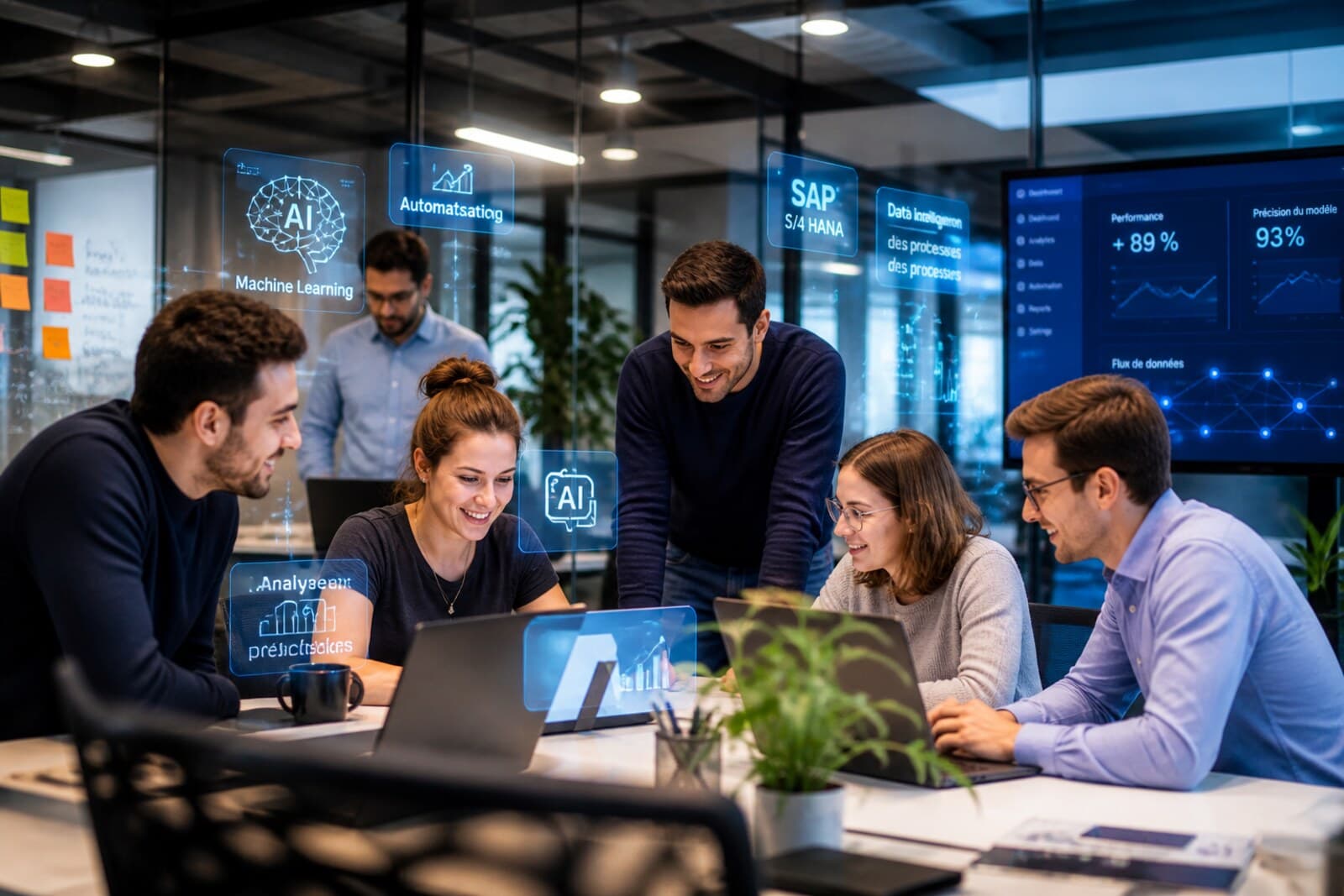 Consultants au travail